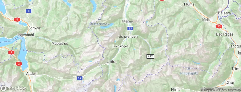 Luchsingen, Switzerland Map