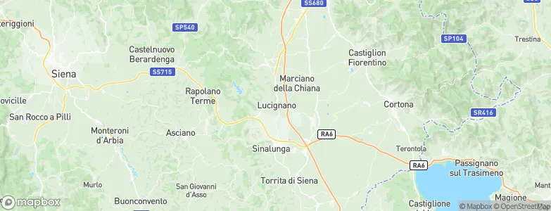Lucignano, Italy Map