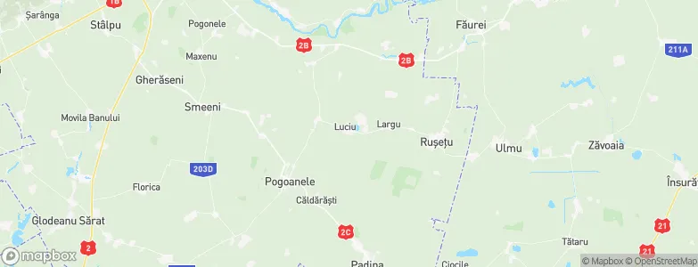 Luciu, Romania Map