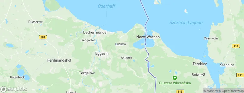 Luckow, Germany Map