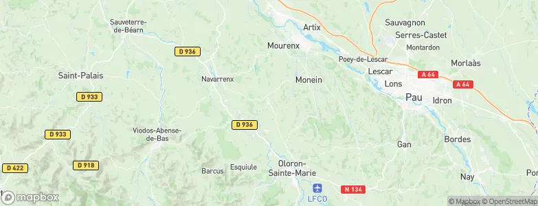 Lucq-de-Béarn, France Map