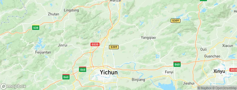 Lucun, China Map