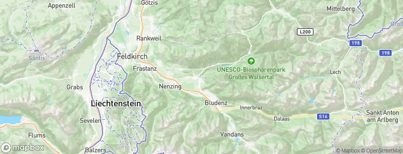 Ludesch, Austria Map
