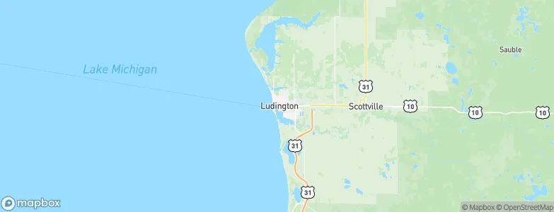 Ludington, United States Map