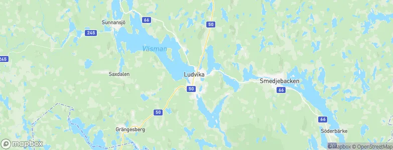 Ludvika, Sweden Map