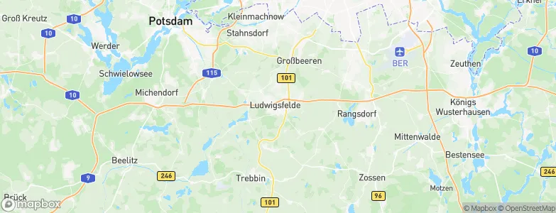 Ludwigsfelde, Germany Map