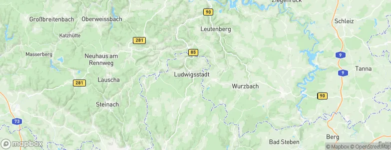 Ludwigsstadt, Germany Map