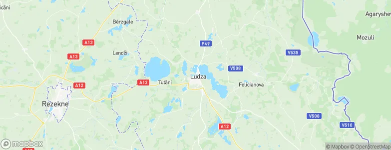 Ludza, Latvia Map