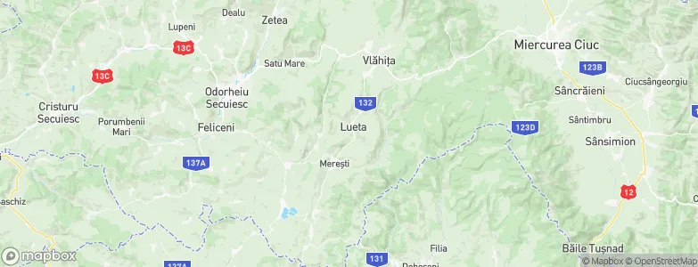Lueta, Romania Map
