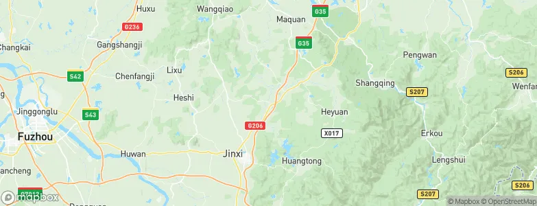 Lufang, China Map