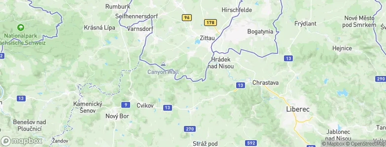 Luftkurort Lückendorf, Germany Map