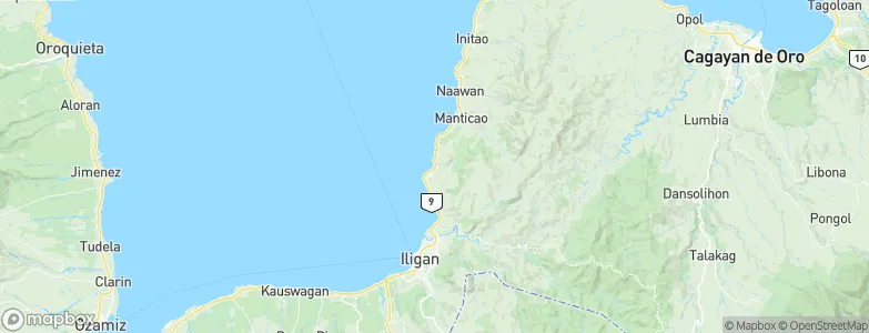 Lugait, Philippines Map