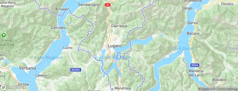 Lugano, Switzerland Map