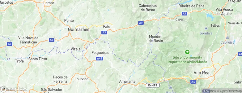 Lugar de Além, Portugal Map