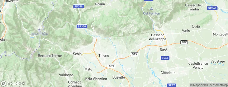 Lugo di Vicenza, Italy Map