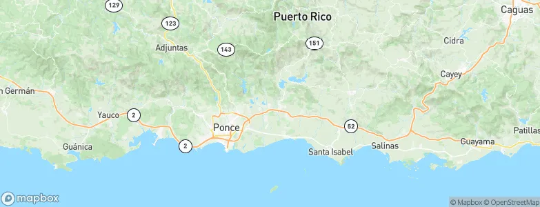 Luis Llorens Torres, Puerto Rico Map