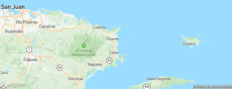 Luis M. Cintron, Puerto Rico Map
