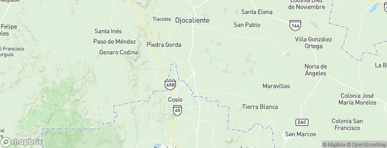 Luis Moya, Mexico Map