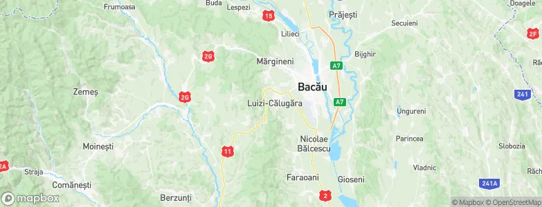 Luizi-Călugăra, Romania Map