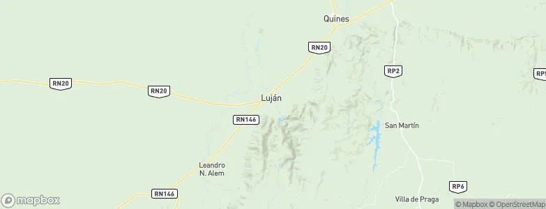 Luján, Argentina Map