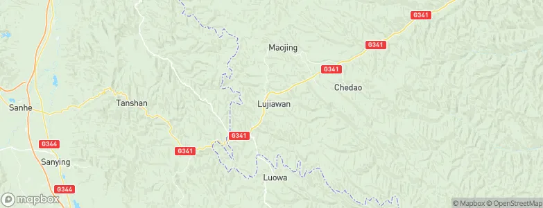 Lujiawan, China Map