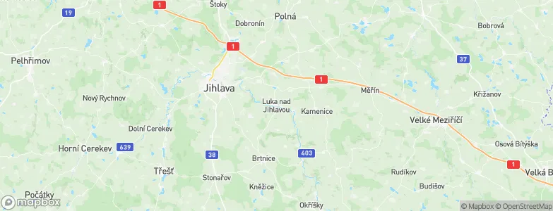 Luka nad Jihlavou, Czechia Map