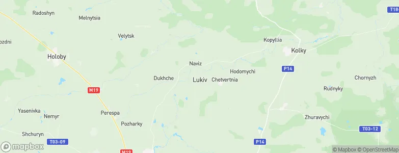 Lukiv, Ukraine Map