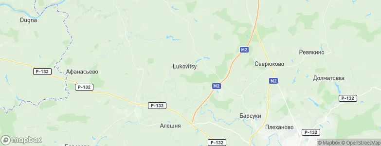 Lukovitsy, Russia Map