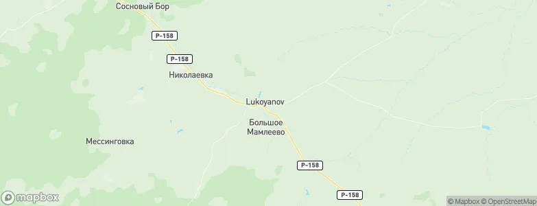 Lukoyanovo, Russia Map