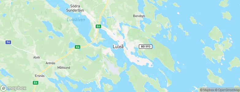 Luleå, Sweden Map