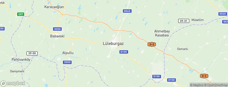 Lüleburgaz, Turkey Map