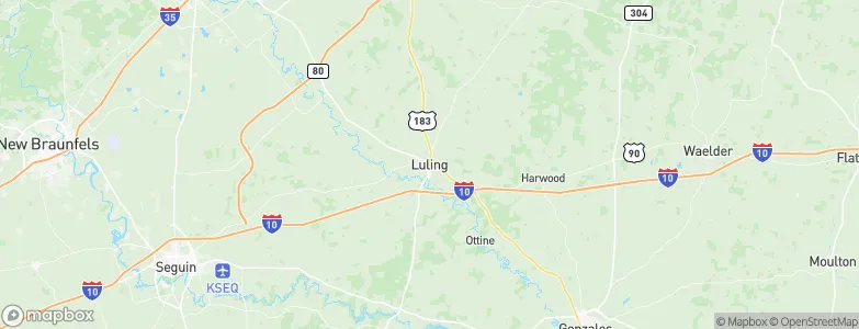 Luling, United States Map