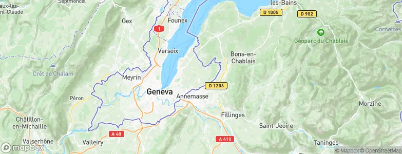 Lullier, Switzerland Map