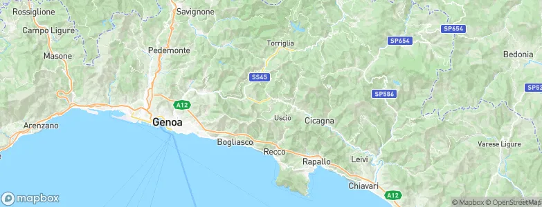 Lumarzo, Italy Map