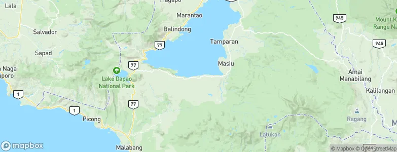 Lumbatan, Philippines Map