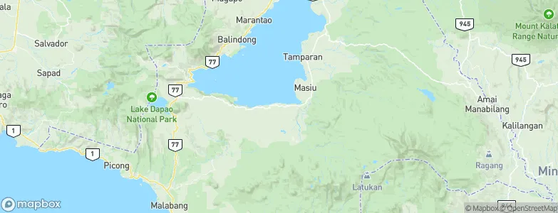 Lumbayanague, Philippines Map