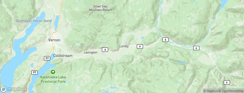 Lumby, Canada Map