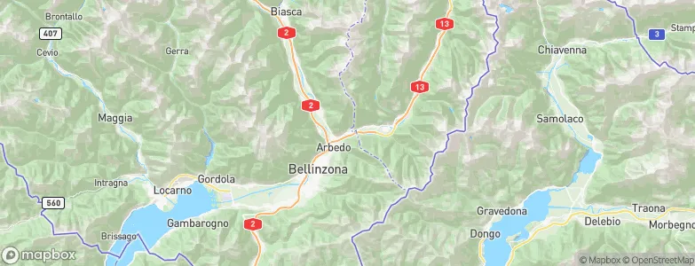Lumino, Switzerland Map