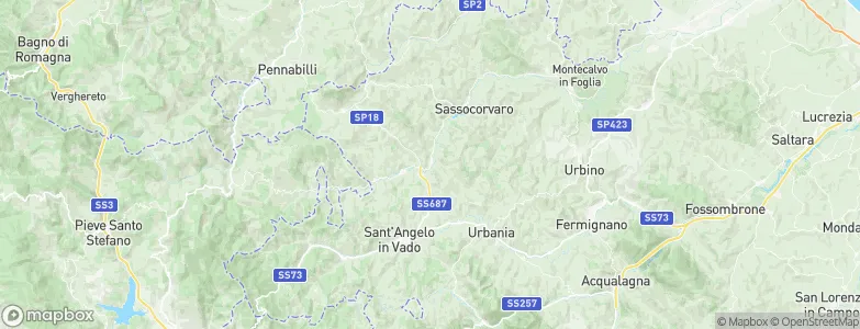 Lunano, Italy Map