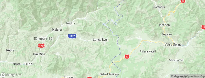 Lunca Ilvei, Romania Map