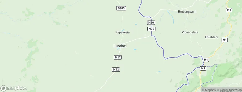 Lundazi, Zambia Map