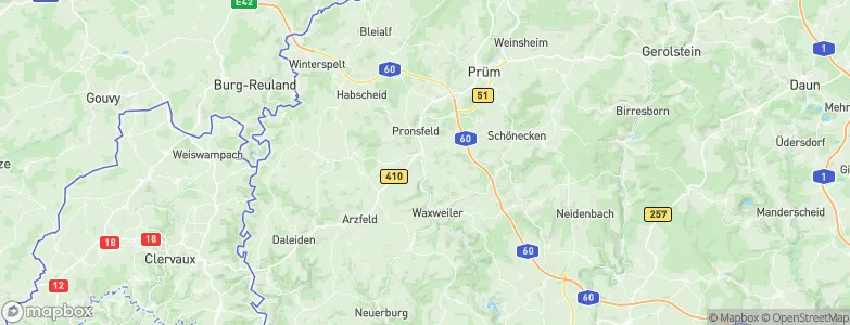 Lünebach, Germany Map