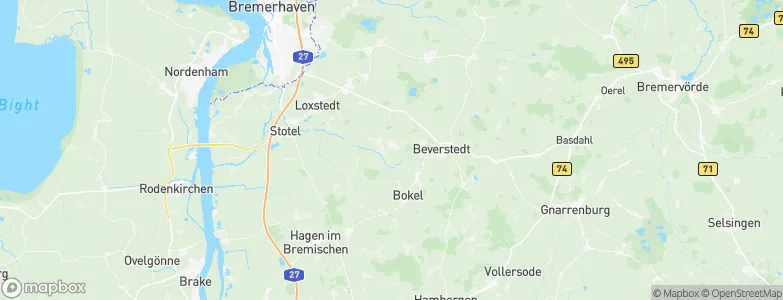 Lunestedt, Germany Map