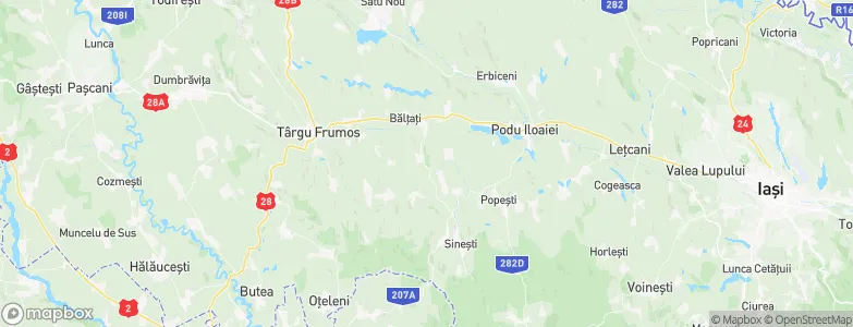 Lungani, Romania Map