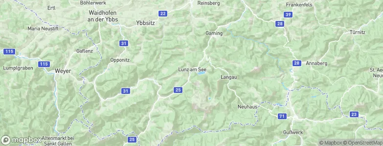Lunz am See, Austria Map