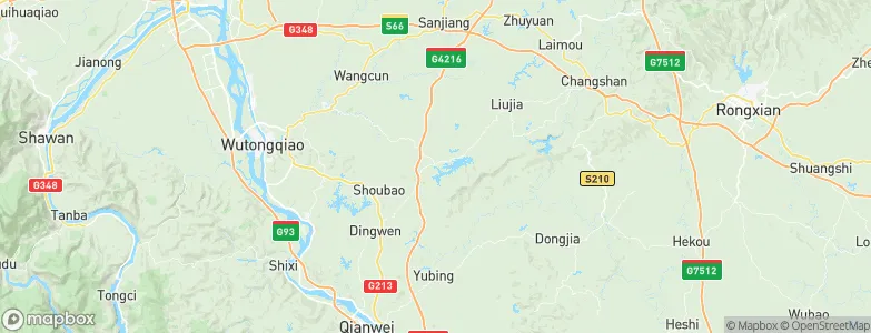 Luocheng, China Map