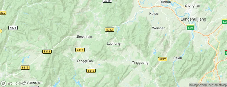 Luohong, China Map