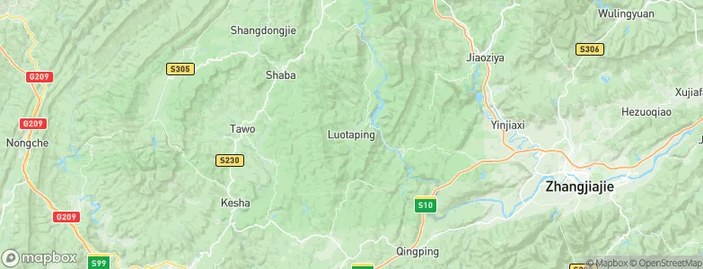 Luotaping, China Map