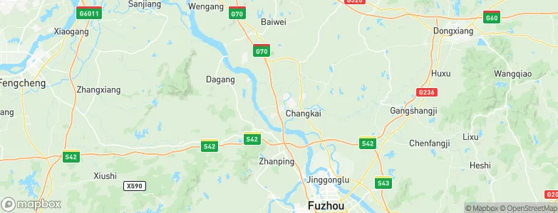 Luozhen, China Map