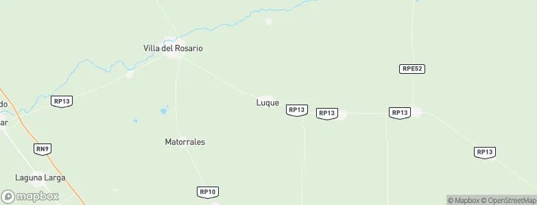 Luque, Argentina Map